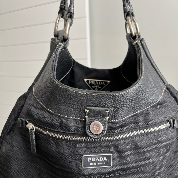 Prada Black Tessuto Shoulder Bag - Picture 7 of 16